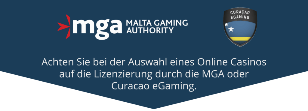 MGA und Curacao - 2 top Online-Casino Lizenzen