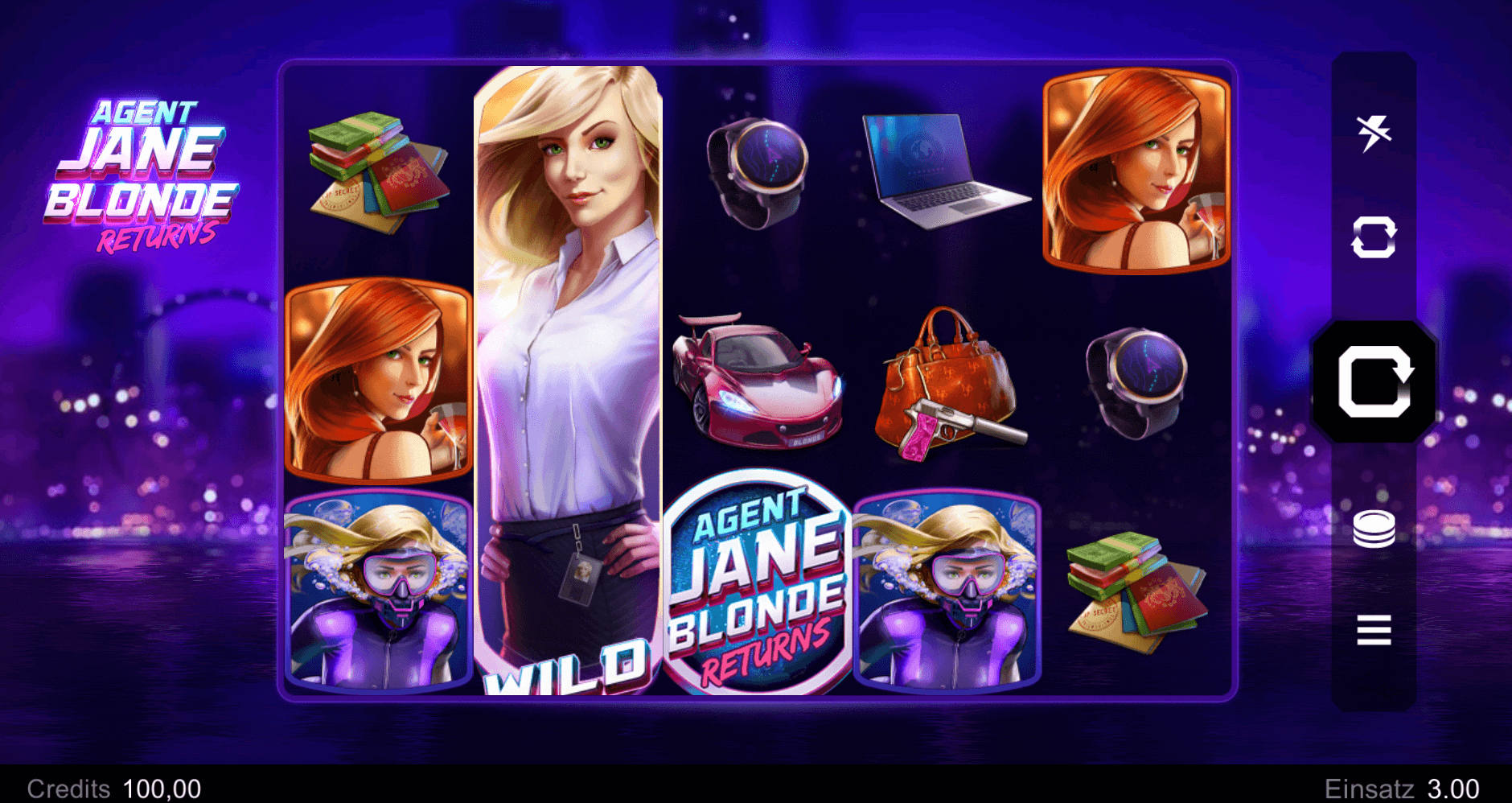 Agent Jane Blonde Returns Slot Test
